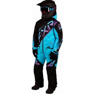 Youth Blue and Black Monosuit